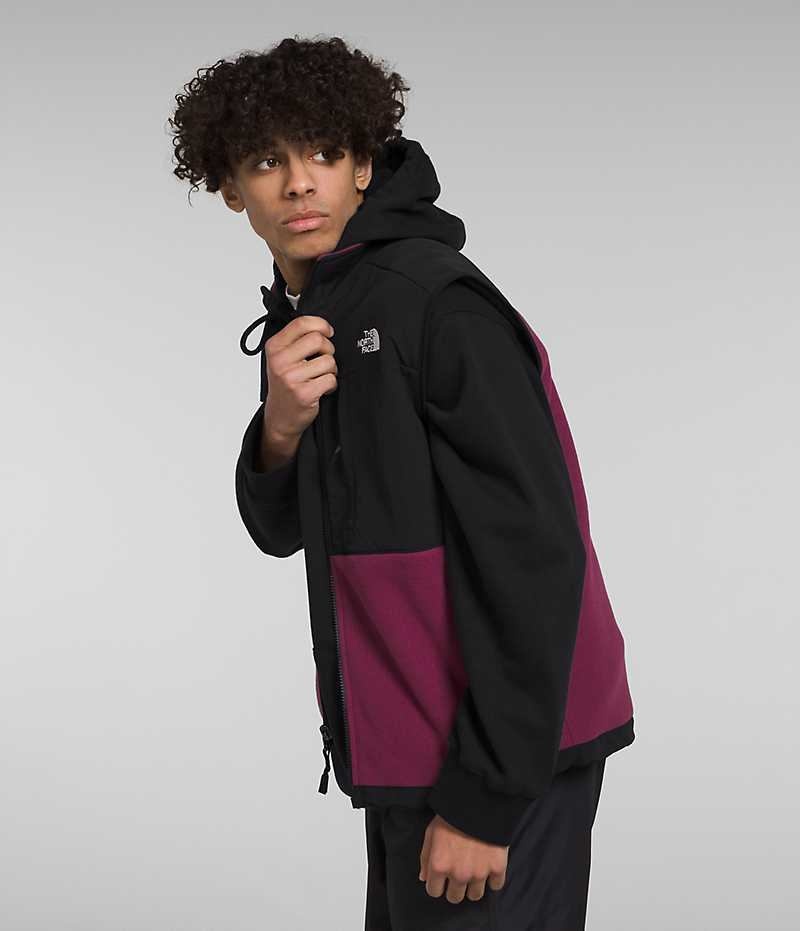 Men's The North Face Denali Vest Fuchsia / Black | TORONTO AEKPHX