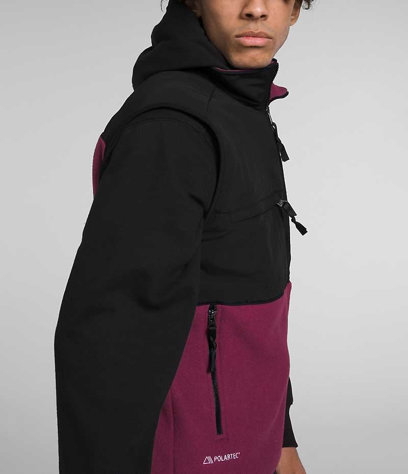 Men's The North Face Denali Vest Fuchsia / Black | TORONTO AEKPHX