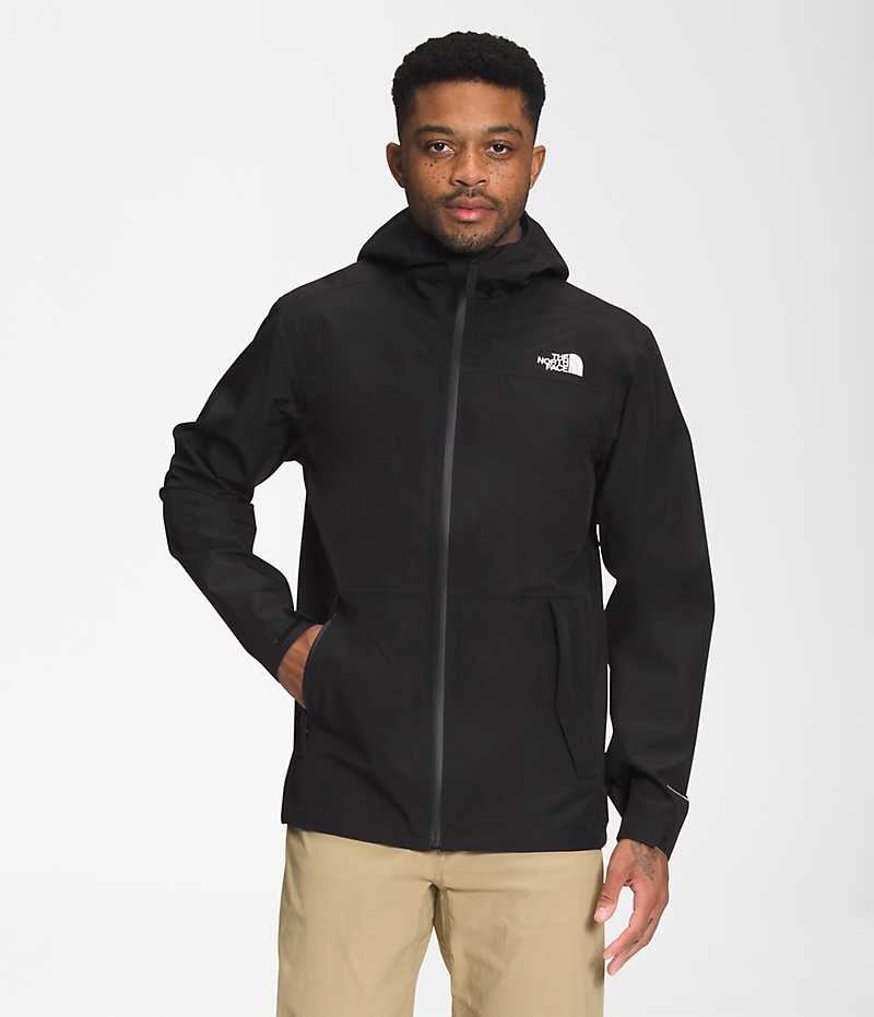 Men\'s The North Face Dryzzle FUTURELIGHT™ Rain Jacket Black | CANADA SOMNFC