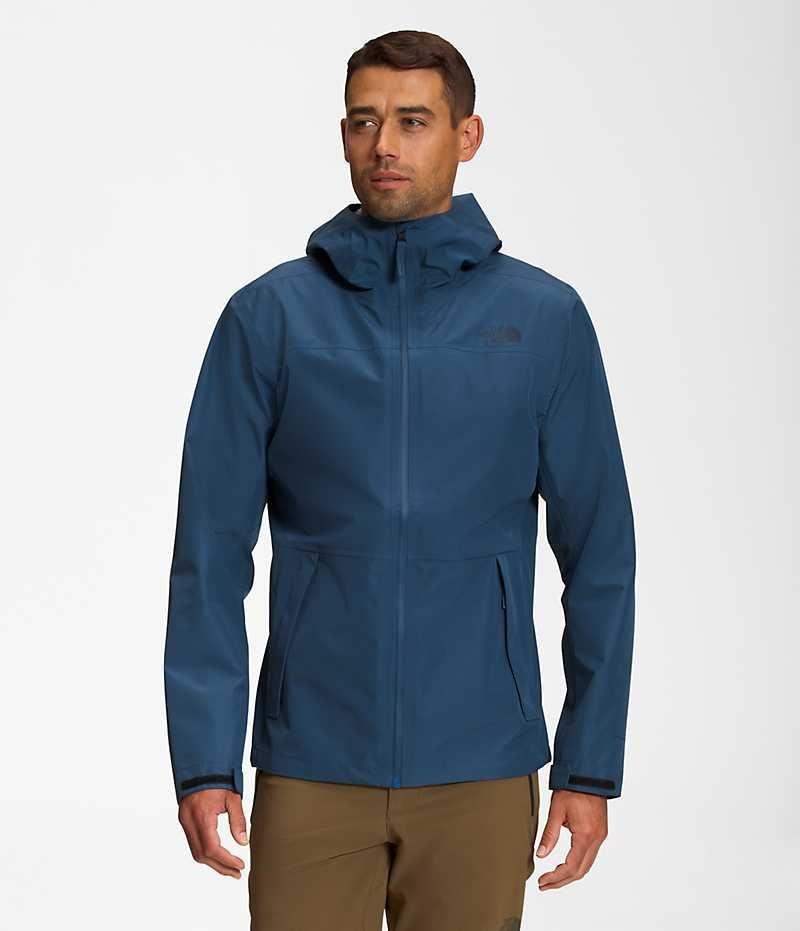 Men\'s The North Face Dryzzle FUTURELIGHT™ Rain Jacket Blue | TORONTO LRDASE