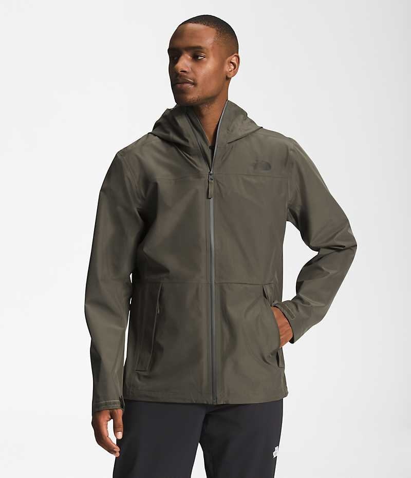 Men\'s The North Face Dryzzle FUTURELIGHT™ Rain Jacket Olive | OTTAWA KHUSZT