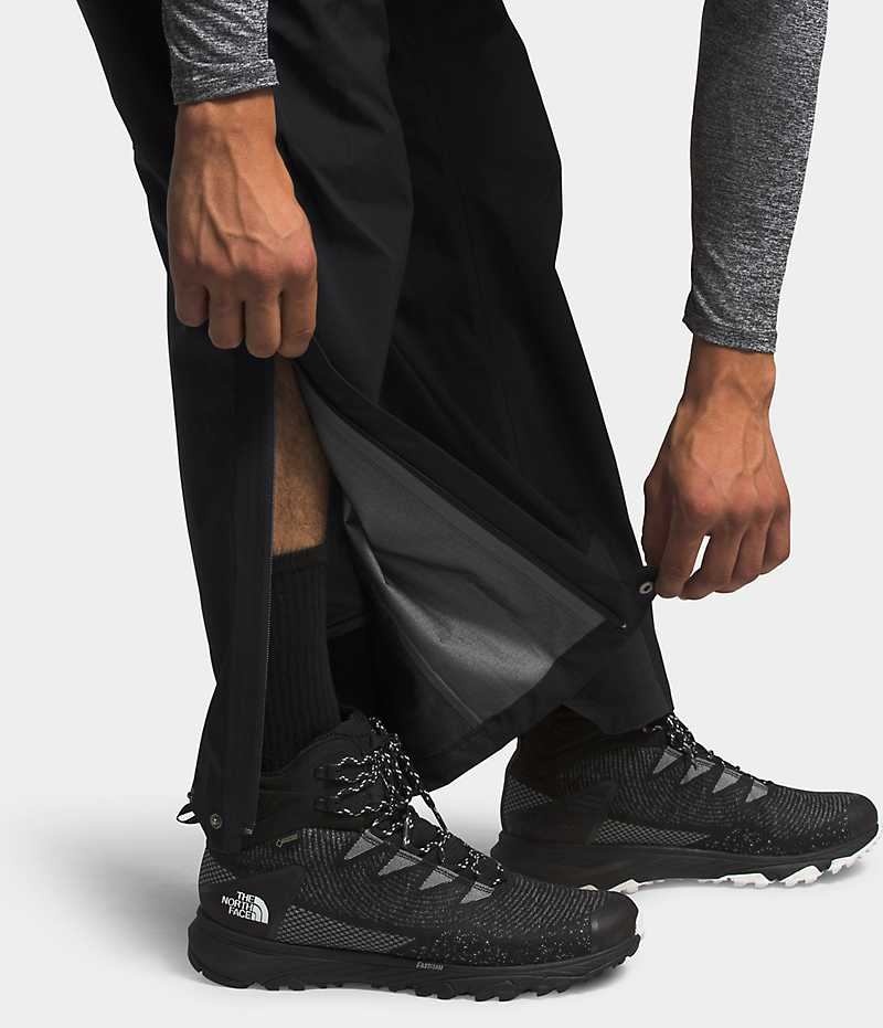 Men's The North Face Dryzzle FUTURELIGHT™ Full-Zip Rain Pants Black | CANADA LQUNSK