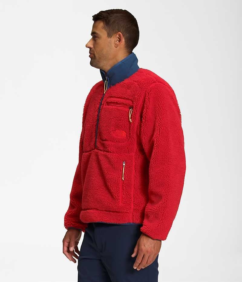 Men's The North Face Extreme Pile Pullover Red | OTTAWA BUCFQN