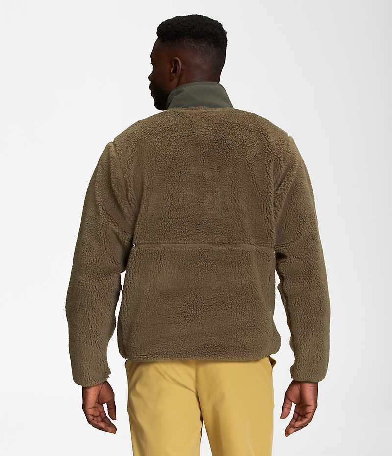 Men's The North Face Extreme Pile Pullover Olive | TORONTO KCBGFY