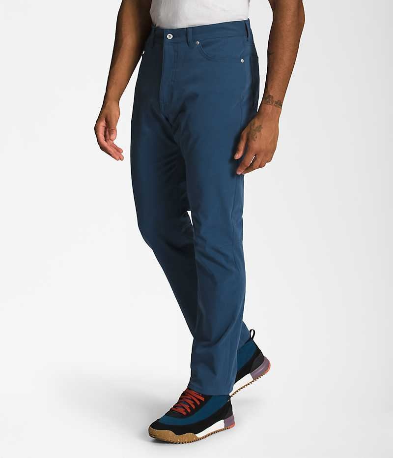 Men's The North Face Field 5-Pocket Pants Blue | OTTAWA GEKFRI