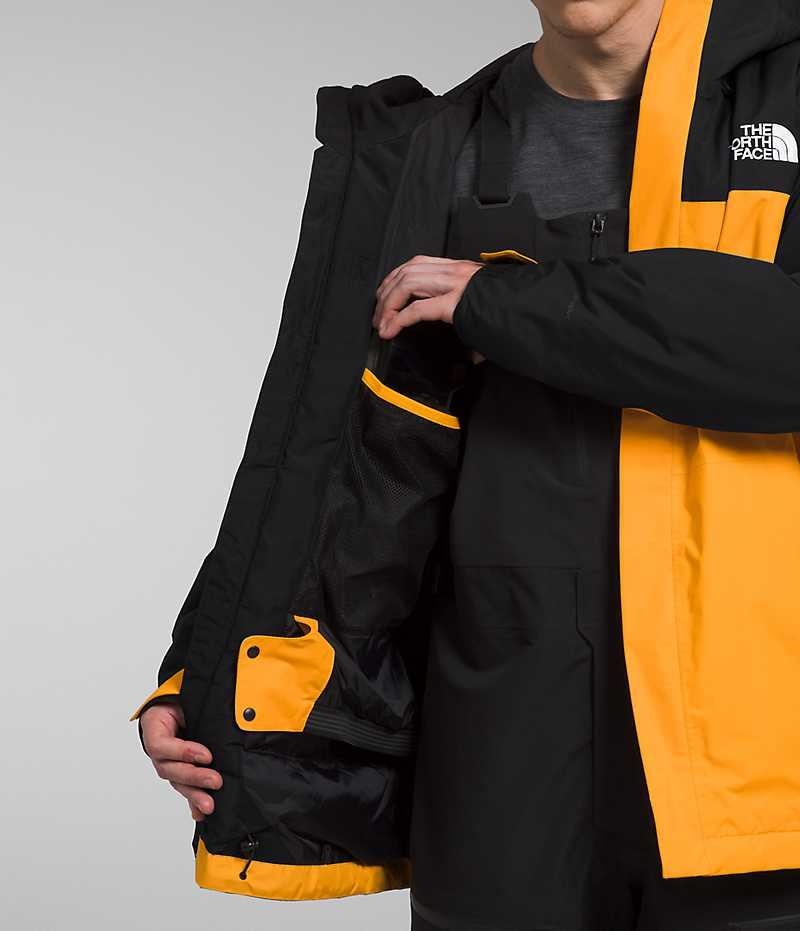 Men's The North Face Freedom Insulated Jacket Gold / Black | CANADA PNZUBR