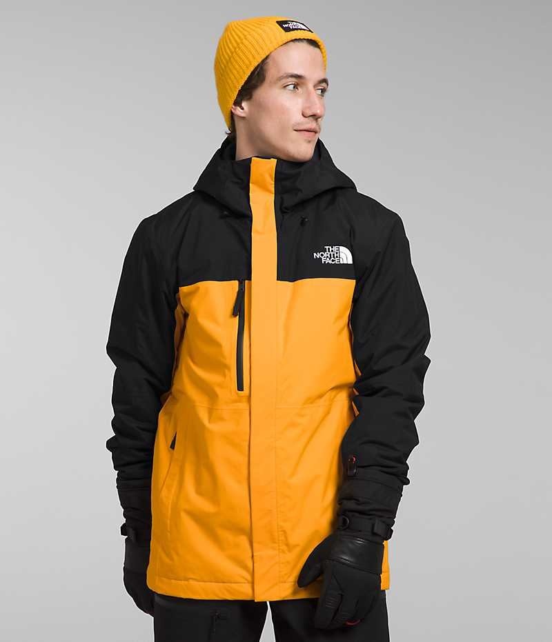 Men\'s The North Face Freedom Insulated Jacket Gold / Black | CANADA PNZUBR