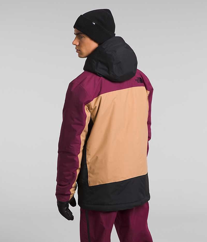 Men's The North Face Freedom Insulated Jacket Beige / Fuchsia | OTTAWA LOEHPX