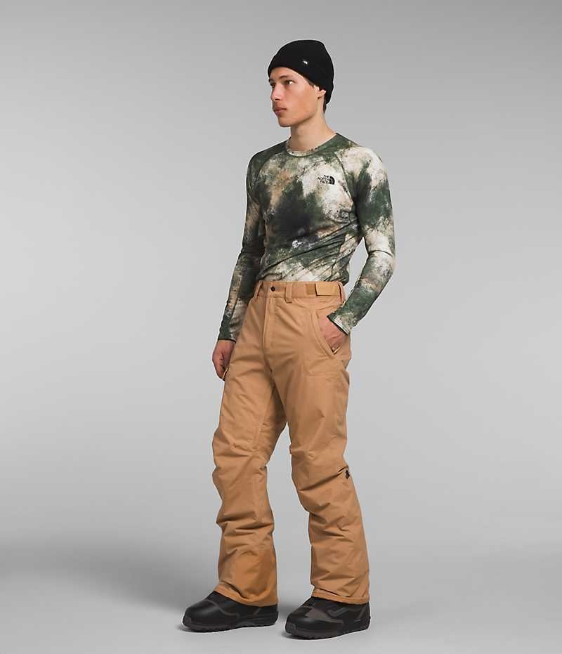 Men's The North Face Freedom Insulated Pants Khaki | OTTAWA ATYBVL