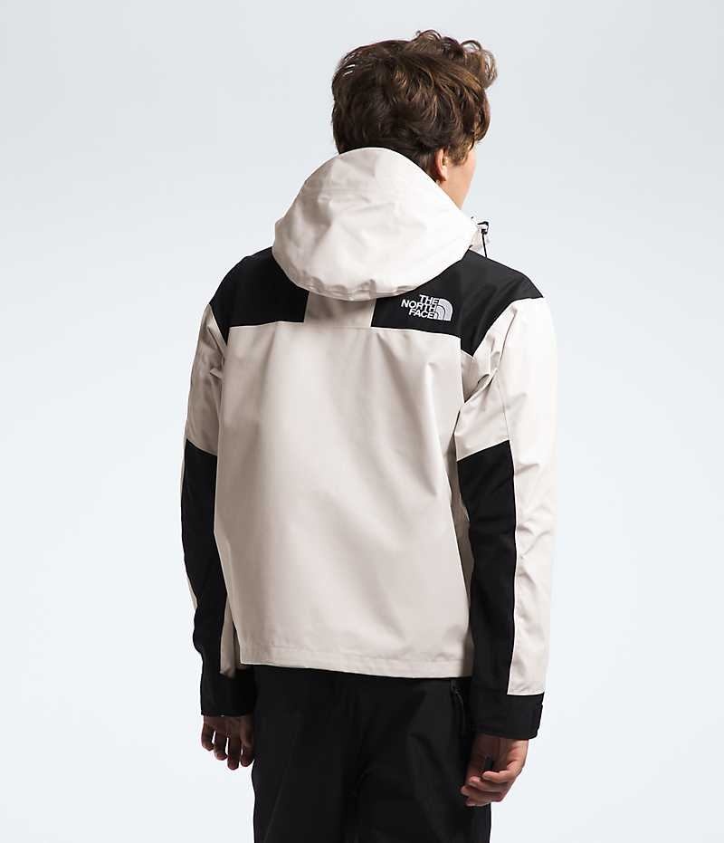 Men's The North Face GTX Mountain Insulated Jacket White / Black | CANADA JZTBCV