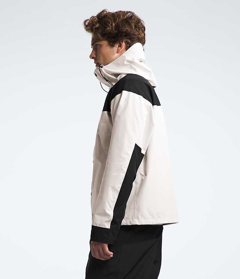 Men's The North Face GTX Mountain Insulated Jacket White / Black | CANADA JZTBCV