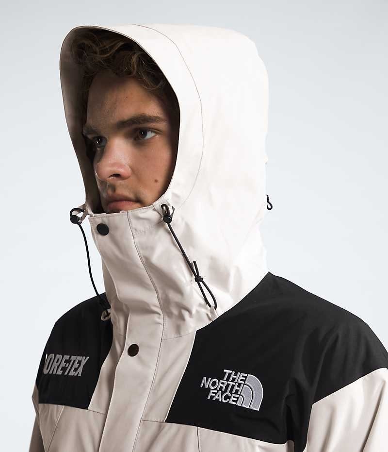 Men's The North Face GTX Mountain Insulated Jacket White / Black | CANADA JZTBCV