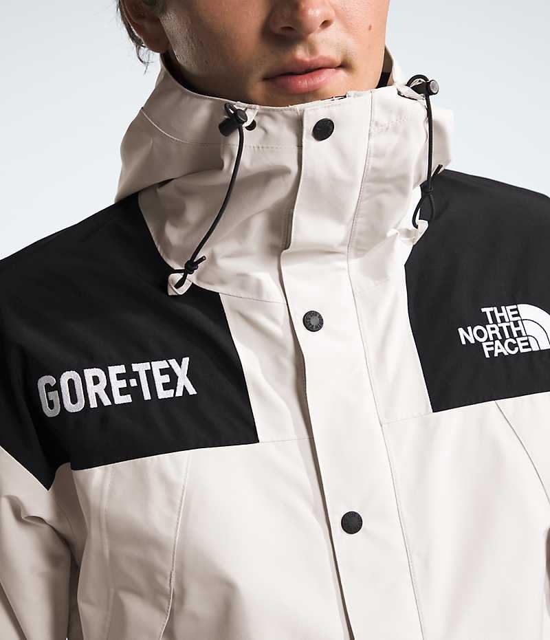 Men's The North Face GTX Mountain Insulated Jacket White / Black | CANADA JZTBCV