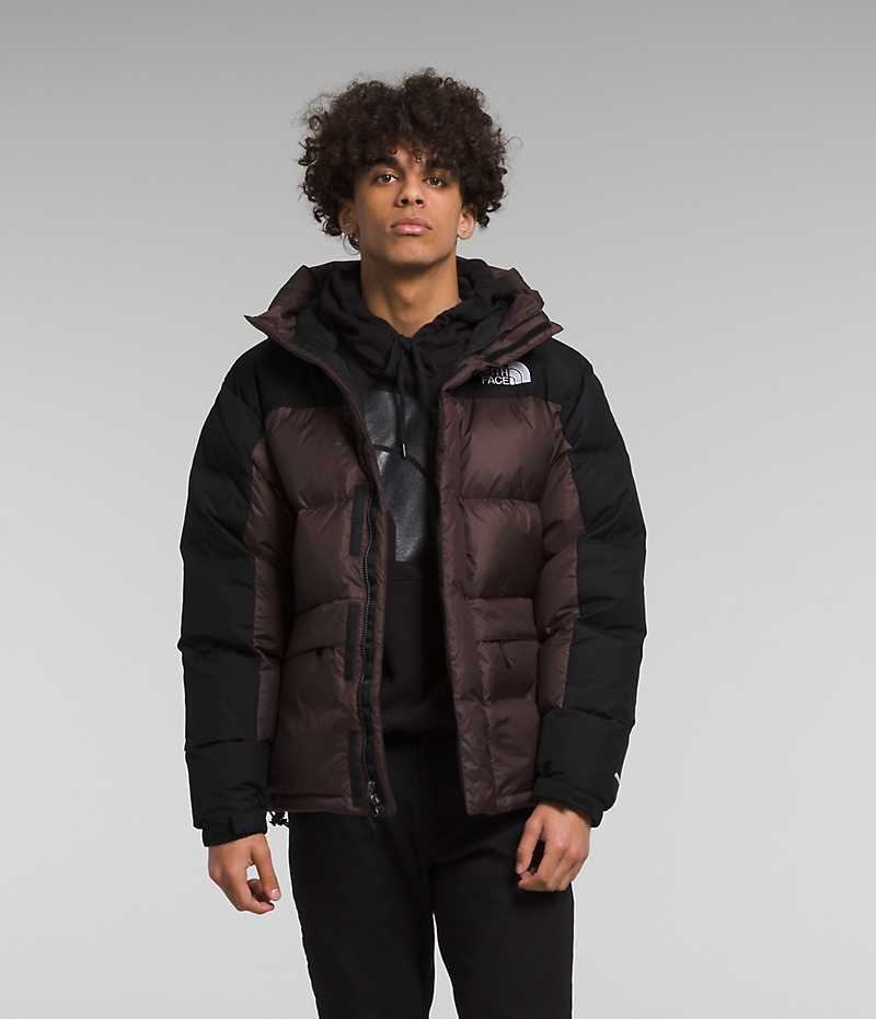 Men\'s The North Face HMLYN Down Parka Burgundy / Black | TORONTO FITZKH