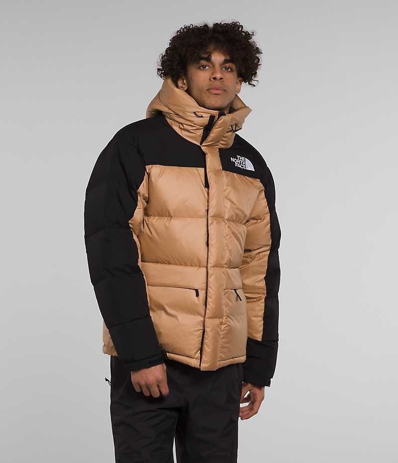 Men\'s The North Face HMLYN Down Parka Khaki / Black | OTTAWA EOQYTP