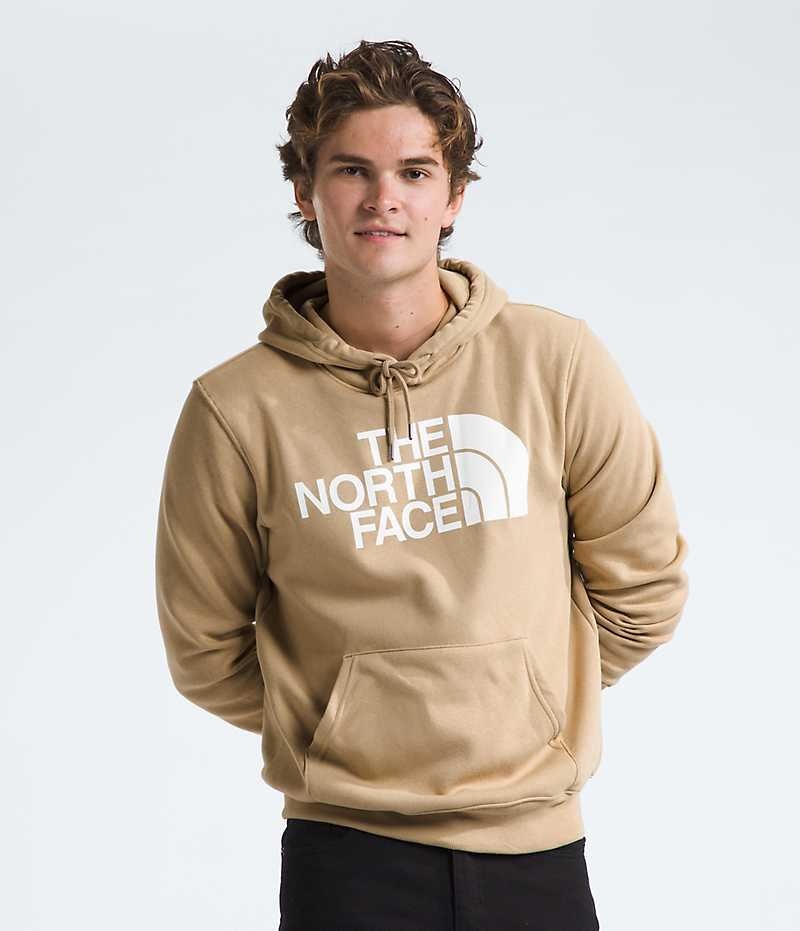 Men\'s The North Face Half Dome Pullover Hoodie Khaki | TORONTO IQRMKO