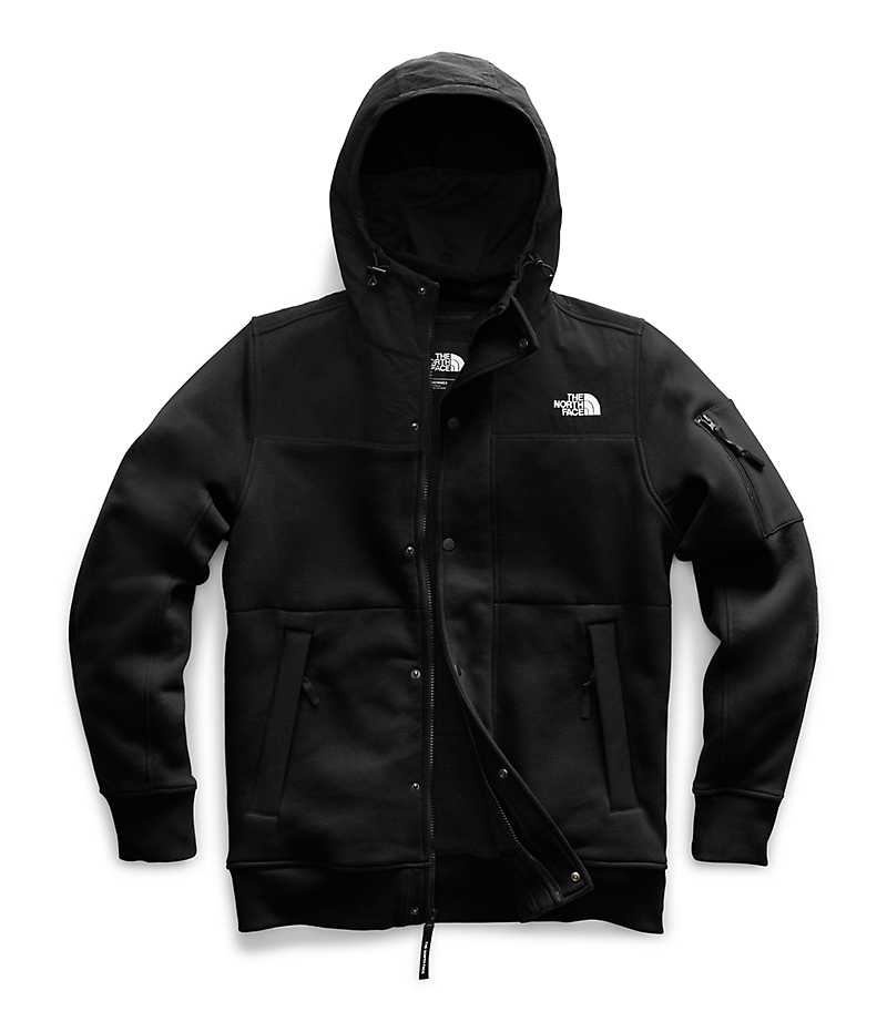 Men's The North Face Highrail Fleece Jacket Black | TORONTO TYLHWR