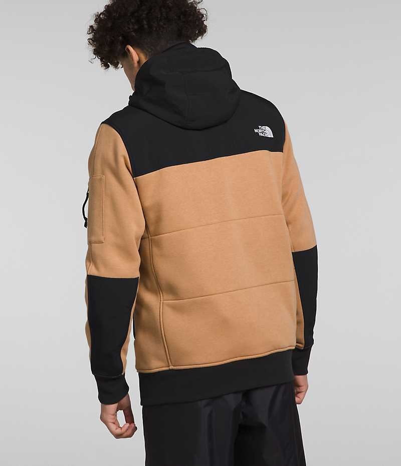 Men's The North Face Highrail Fleece Jacket Khaki / Black | OTTAWA QULXZN