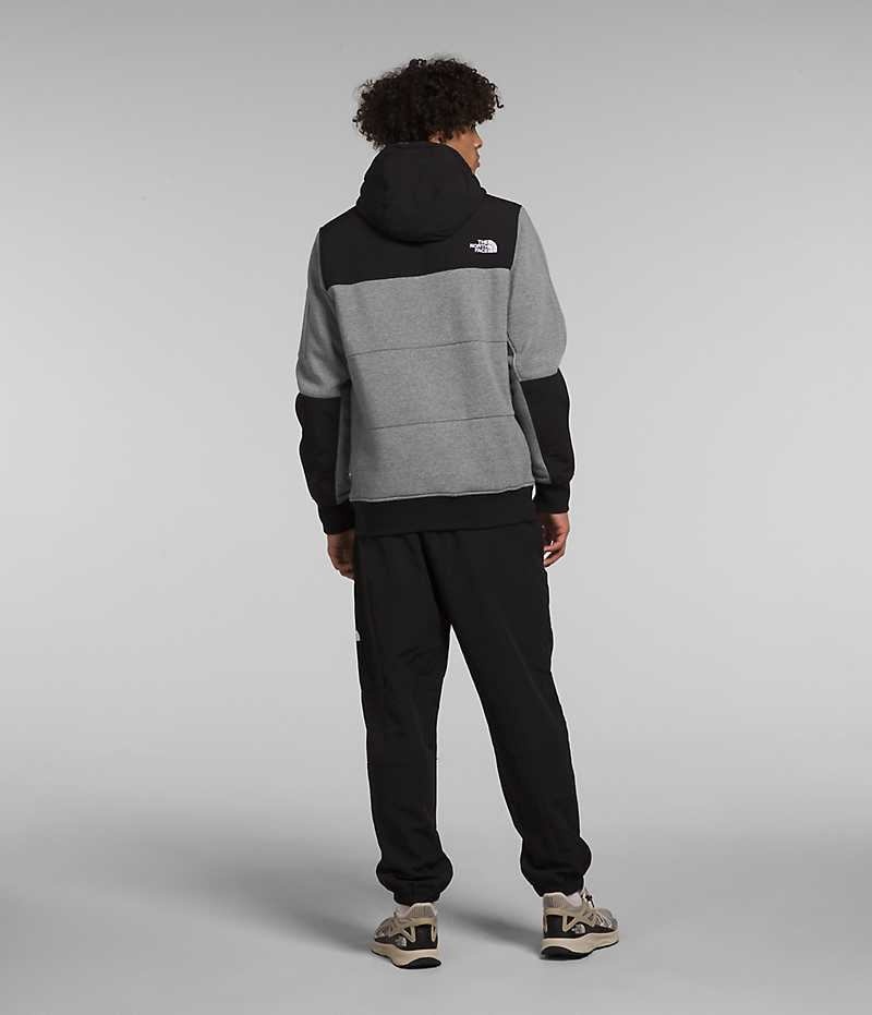 Men's The North Face Highrail Fleece Jacket Grey / Black | CANADA ETKOZP