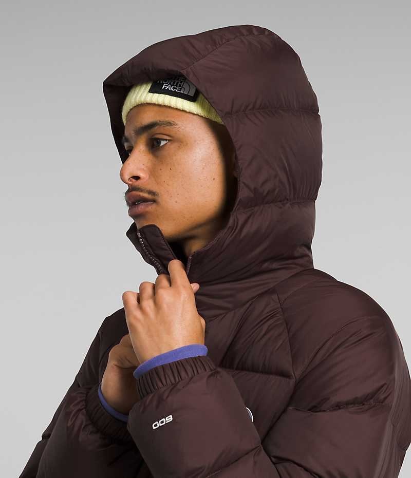 Men's The North Face Hydrenalite™ Hoodie Down Jacket Burgundy | CANADA VMEHQW