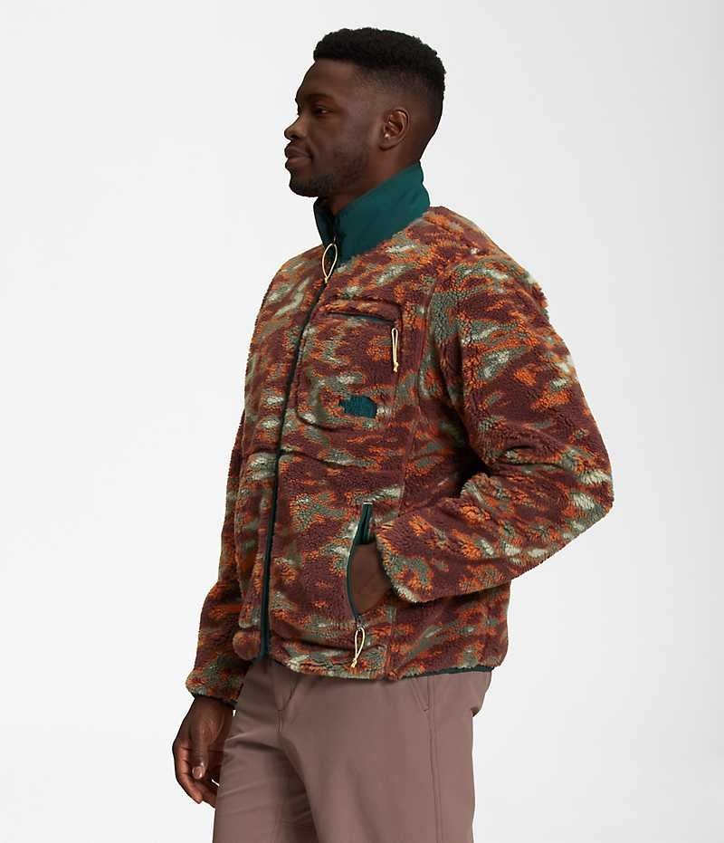 Men's The North Face Jacquard Extreme Pile Full-Zip Fleece Jacket Multicolor | TORONTO PBLNAE