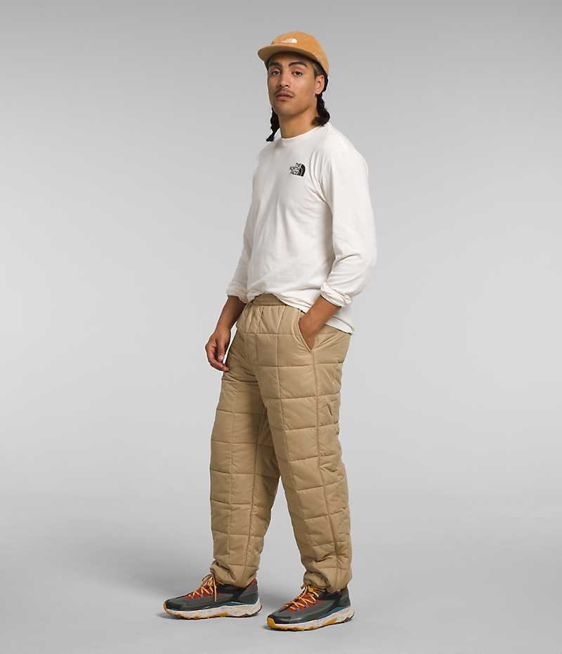 Men's The North Face Lhotse Pants Khaki | CANADA HKZGMX