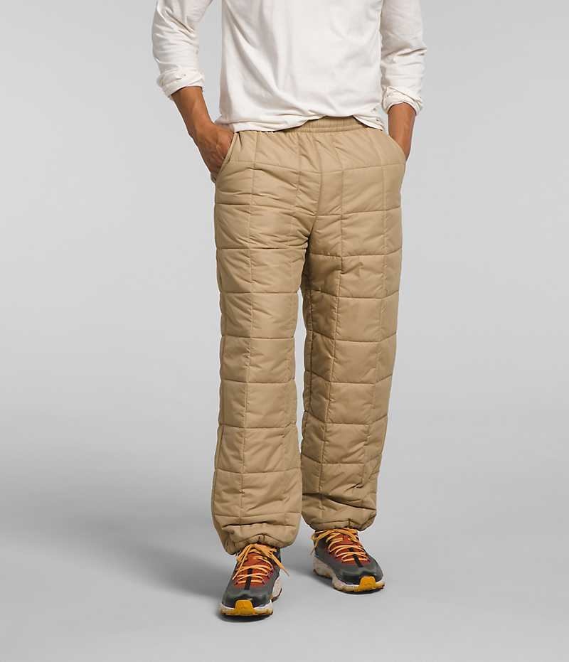 Men\'s The North Face Lhotse Pants Khaki | CANADA HKZGMX