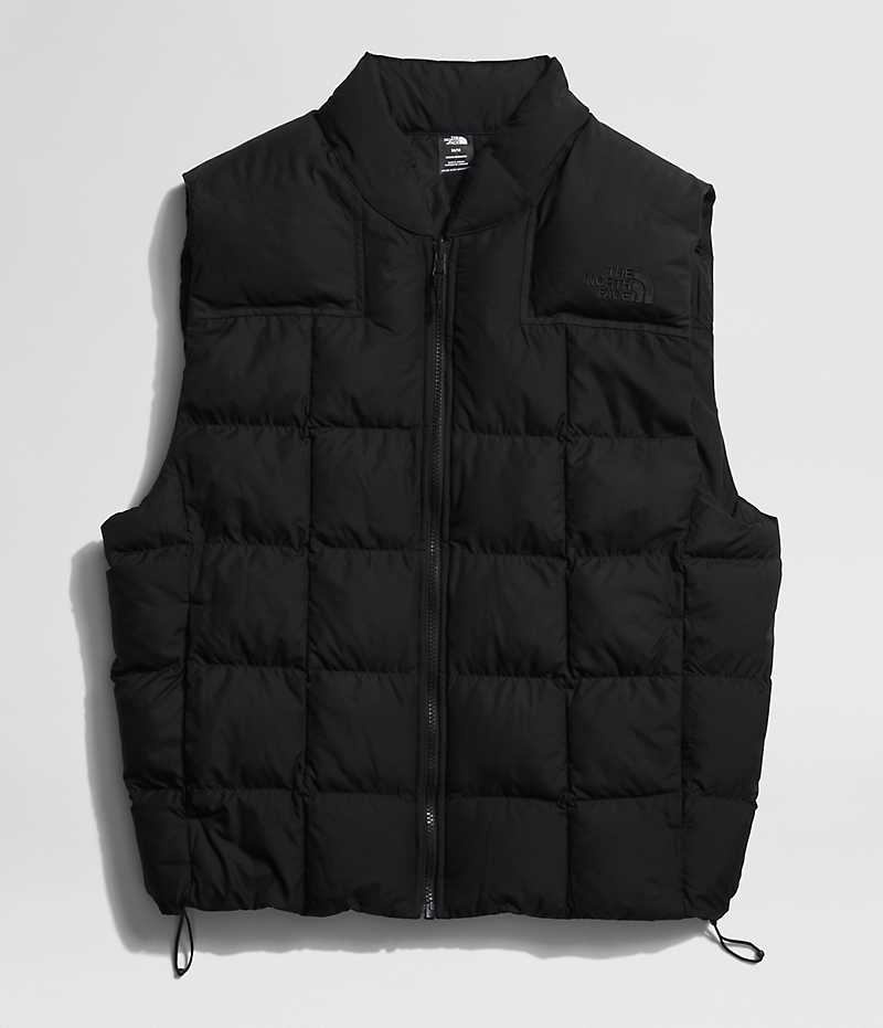 Men's The North Face Lhotse Reversible Down Vest Black | CANADA YKMLSR