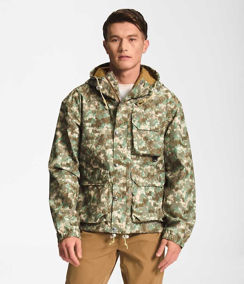 Men\'s The North Face M66 Utility Rain Jacket Camo | TORONTO UETKJD