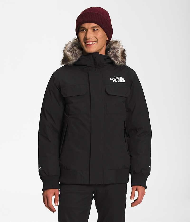 Men\'s The North Face McMurdo Bomber Jacket Black | CANADA CXEGNF