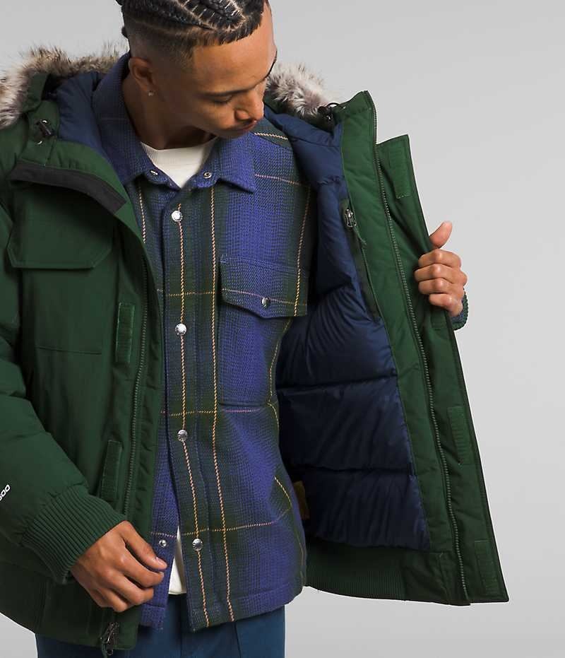 Men's The North Face McMurdo Bomber Jacket Green | TORONTO EUVBAI