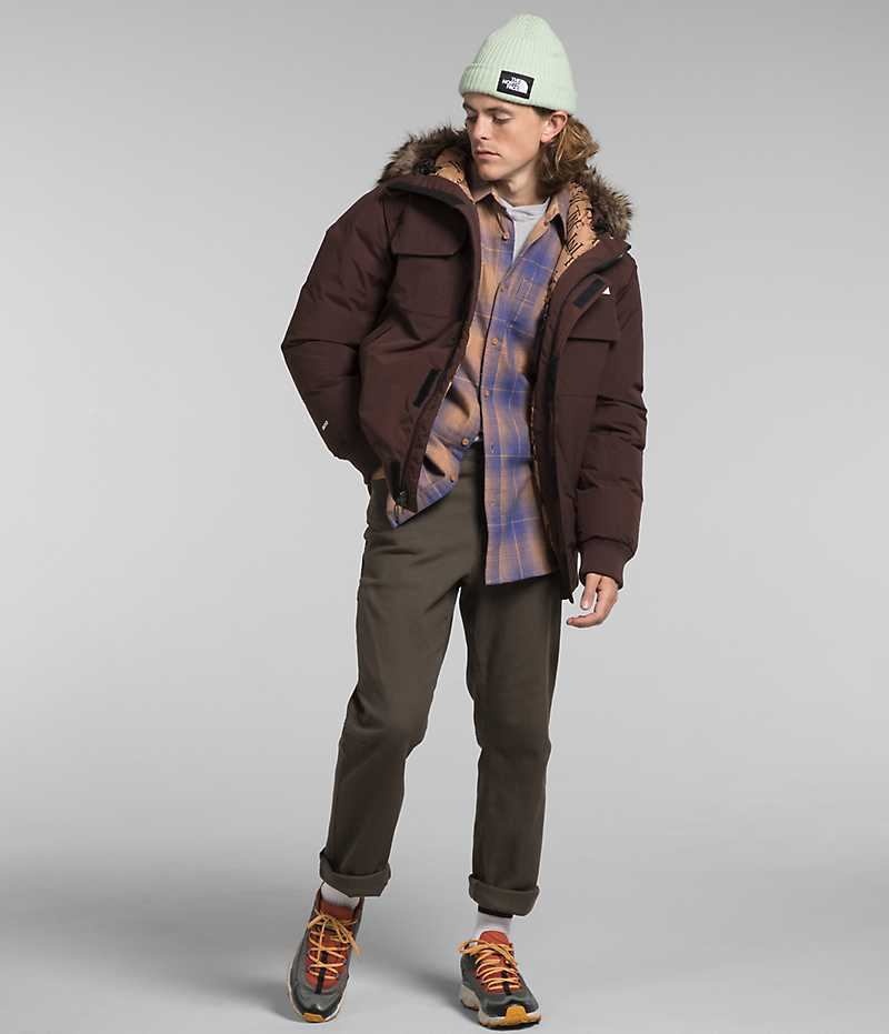 Men's The North Face McMurdo Bomber Jacket Brown | TORONTO PVRIBL