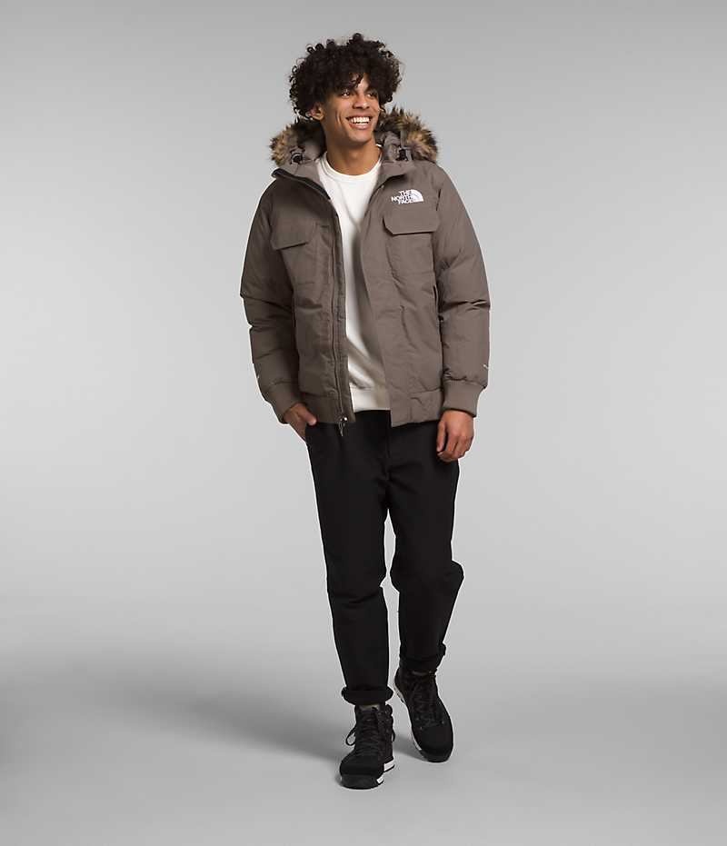 Men's The North Face McMurdo Bomber Jacket Brown | OTTAWA SBFEOV