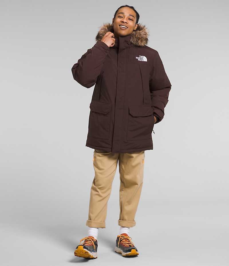 Men\'s The North Face McMurdo Parka Burgundy | OTTAWA MBWVUI