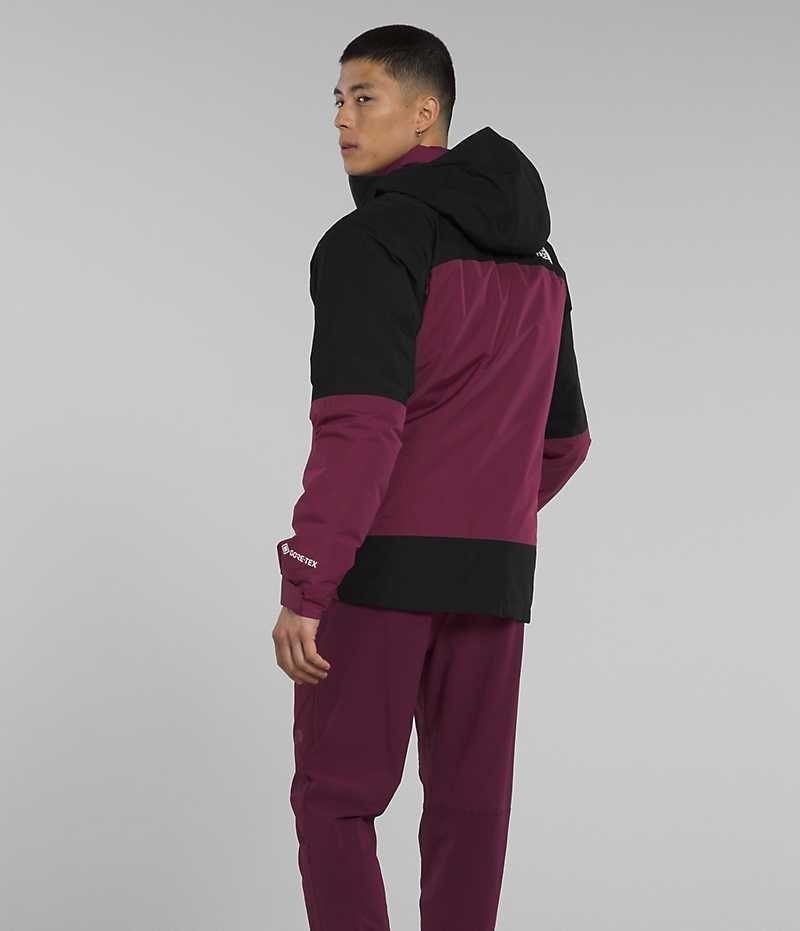 Men's The North Face Mountain Light Triclimate® GTX Hooded Jacket Fuchsia | TORONTO XJUGBQ