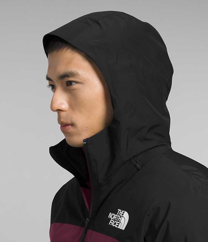 Men's The North Face Mountain Light Triclimate® GTX Hooded Jacket Fuchsia | TORONTO XJUGBQ