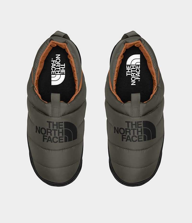 Men's The North Face Nuptse Mules Brown | OTTAWA RDLZQV