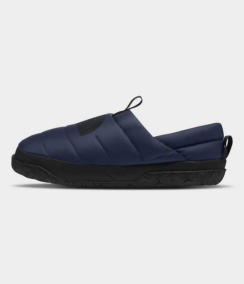 Men\'s The North Face Nuptse Mules Navy | CANADA EDZMTY