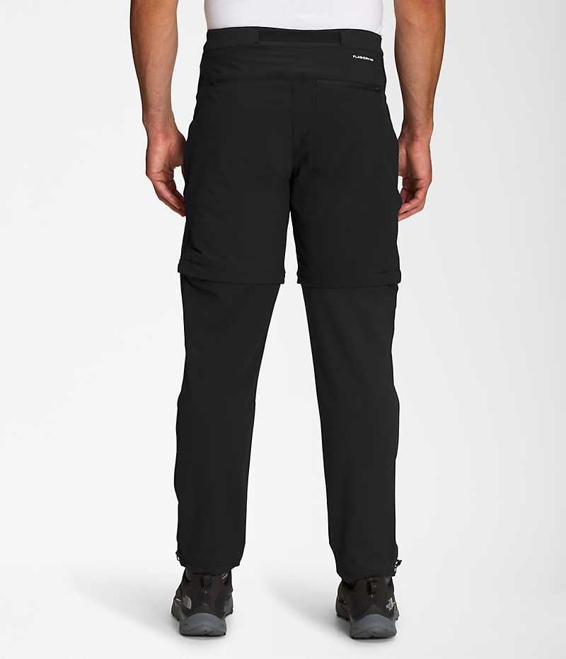 Men's The North Face Paramount Pro Convertible Pants Black | OTTAWA UZPSVB