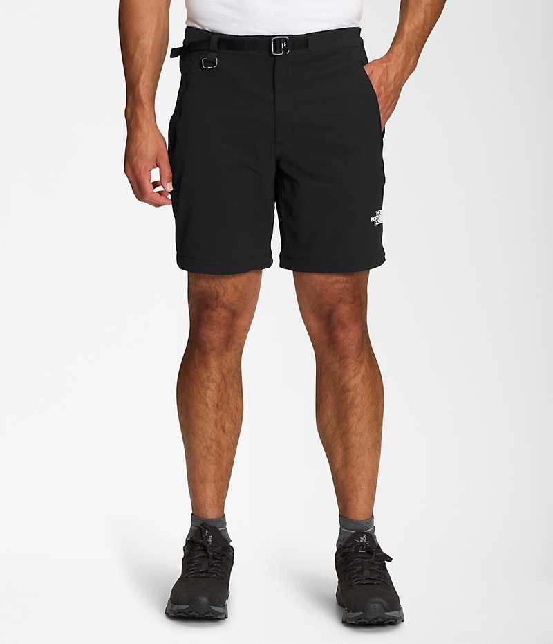 Men's The North Face Paramount Pro Convertible Pants Black | OTTAWA UZPSVB