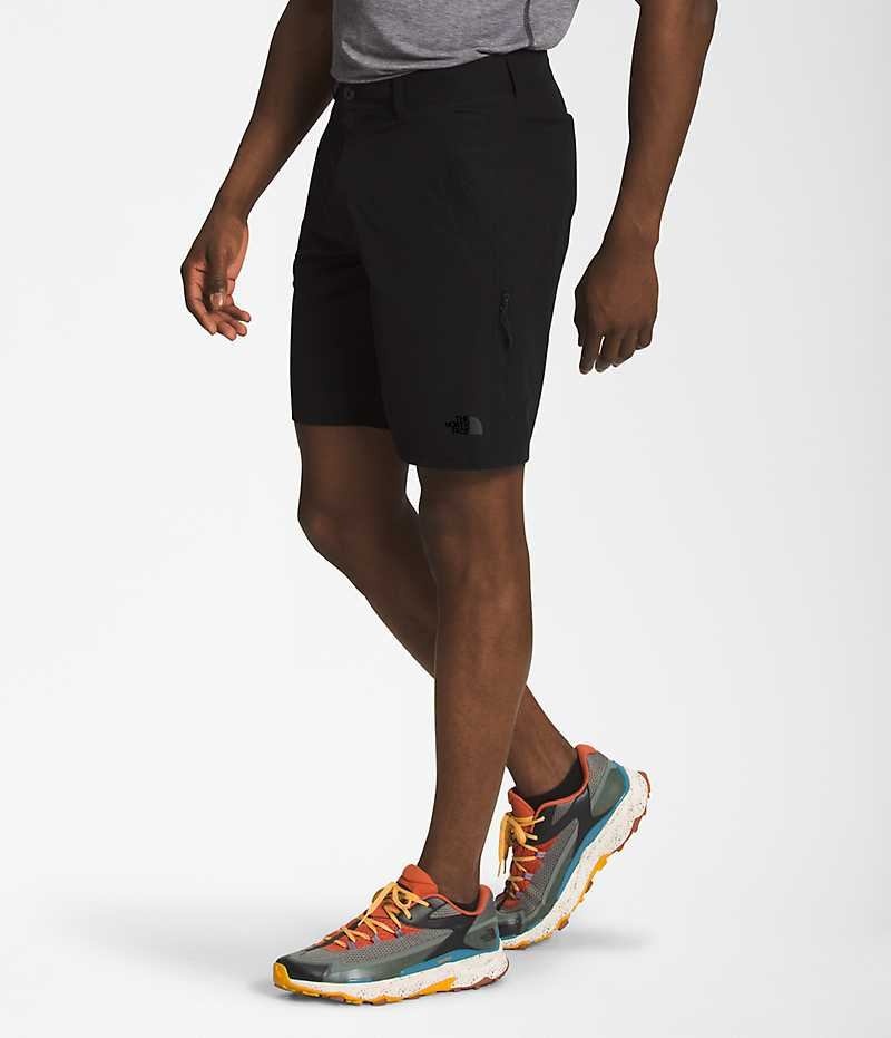 Men's The North Face Rolling Sun Packable Shorts Black | TORONTO EQFMUL