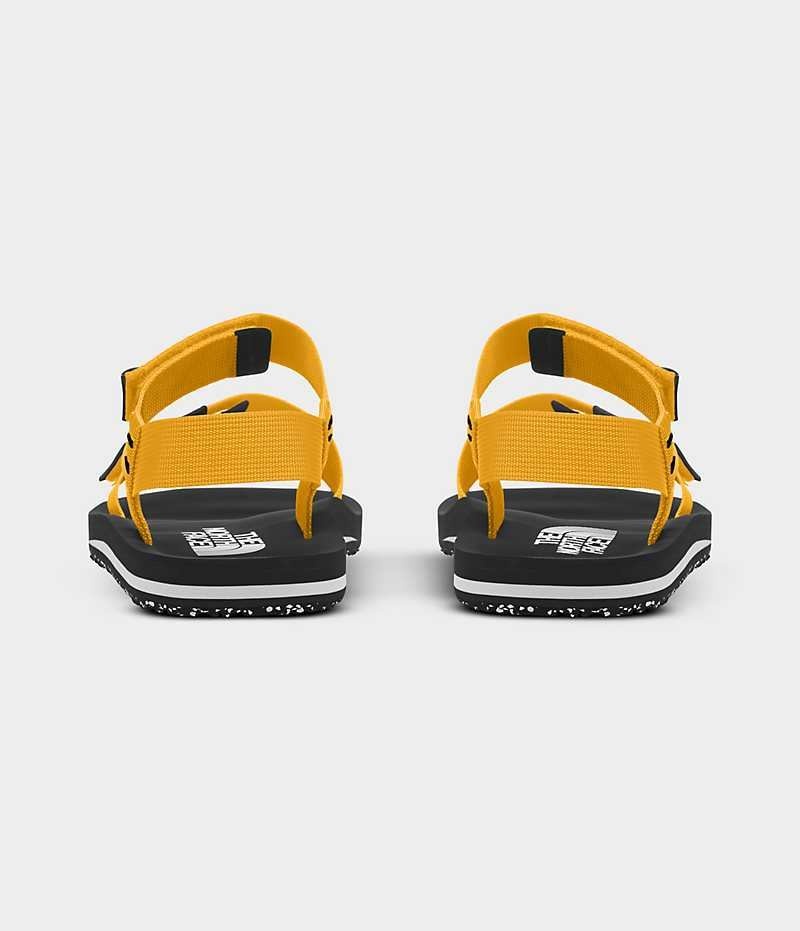 Men's The North Face Skeena Sandals Gold / Black | TORONTO RVXCNQ