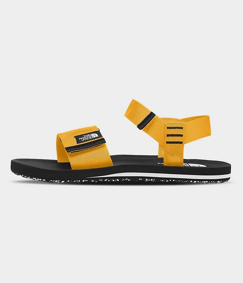 Men\'s The North Face Skeena Sandals Gold / Black | TORONTO RVXCNQ