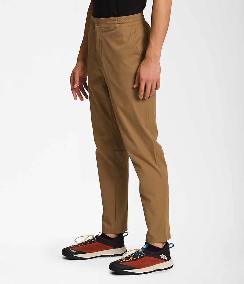 Men's The North Face Standard Tapered Pants Brown | CANADA GHRQFC