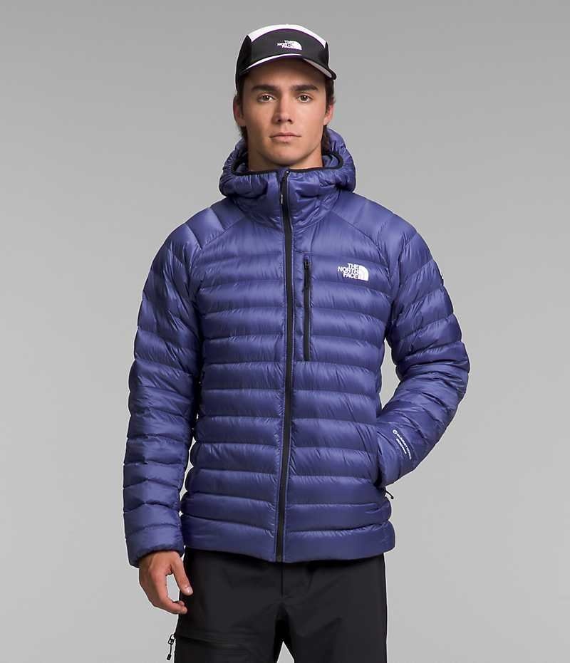 Men\'s The North Face Summit Series Breithorn Hooded Jacket Blue | TORONTO SBGPVY