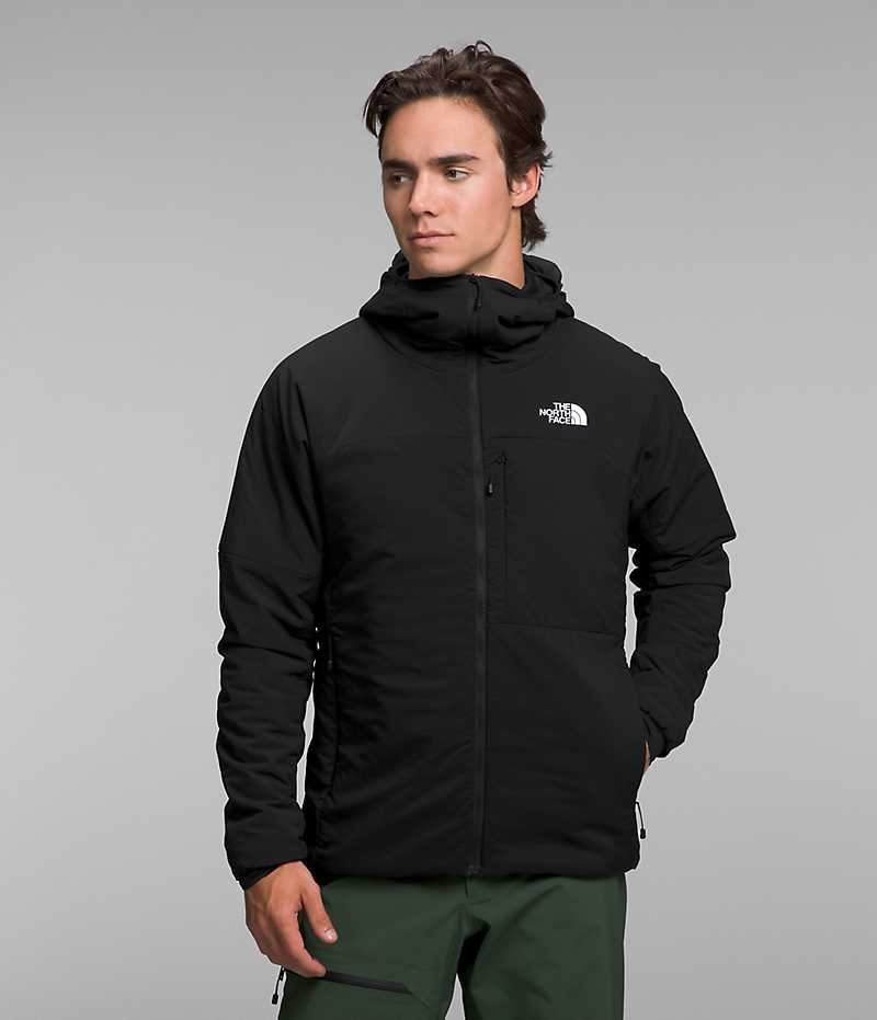 Men\'s The North Face Summit Series Casaval Hooded Jacket Black | OTTAWA KXGOMY