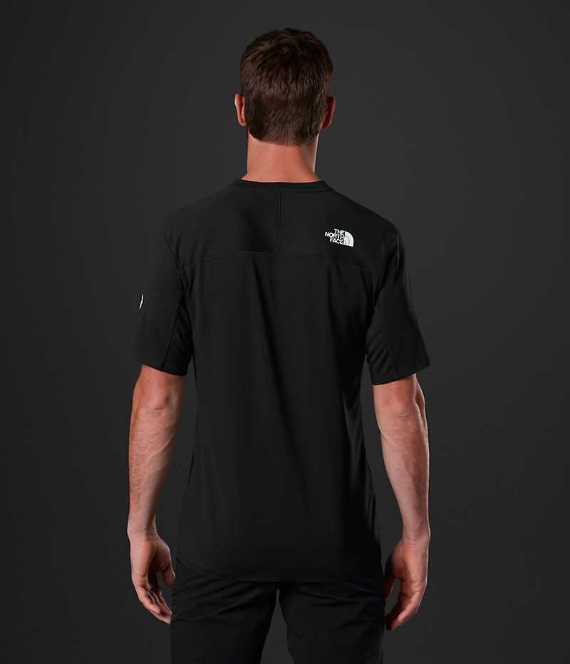 Men's The North Face Summit Series Crevasse Short Sleeve T-Shirt Black | TORONTO LIJMPB