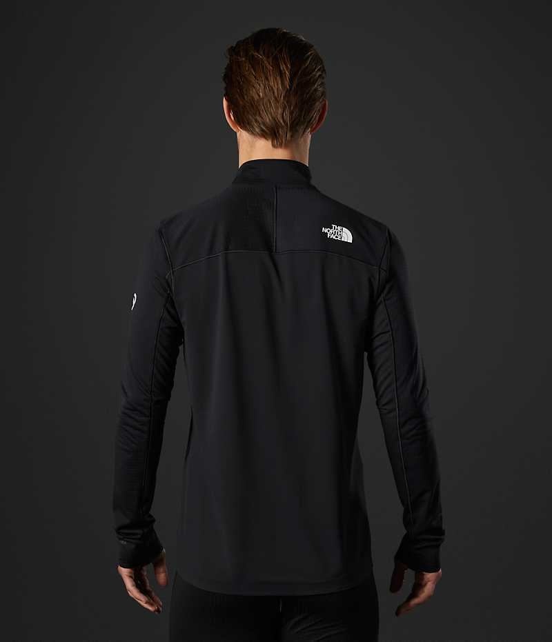 Men's The North Face Summit Series Crevasse ½-Zip Sweatshirt Black | CANADA MPXQVE