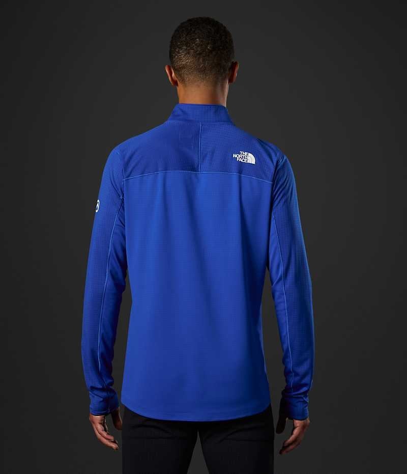 Men's The North Face Summit Series Crevasse ½-Zip Sweatshirt Blue | TORONTO LVHMCW