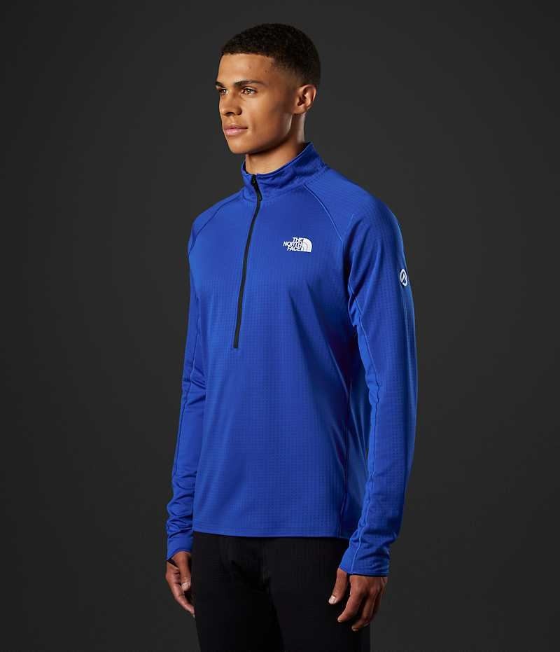 Men's The North Face Summit Series Crevasse ½-Zip Sweatshirt Blue | TORONTO LVHMCW